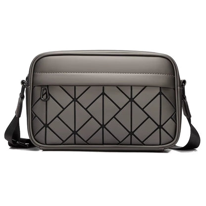 Fashion Men‘S Small Shoulder Bag High Quality PU Leather Male Handbag Casual Male Day Shopping Messenger Bag Phone Bag