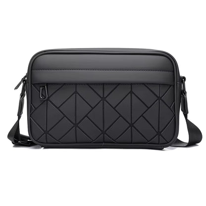 Fashion Men‘S Small Shoulder Bag High Quality PU Leather Male Handbag Casual Male Day Shopping Messenger Bag Phone Bag