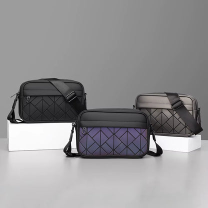 Fashion Men‘S Small Shoulder Bag High Quality PU Leather Male Handbag Casual Male Day Shopping Messenger Bag Phone Bag